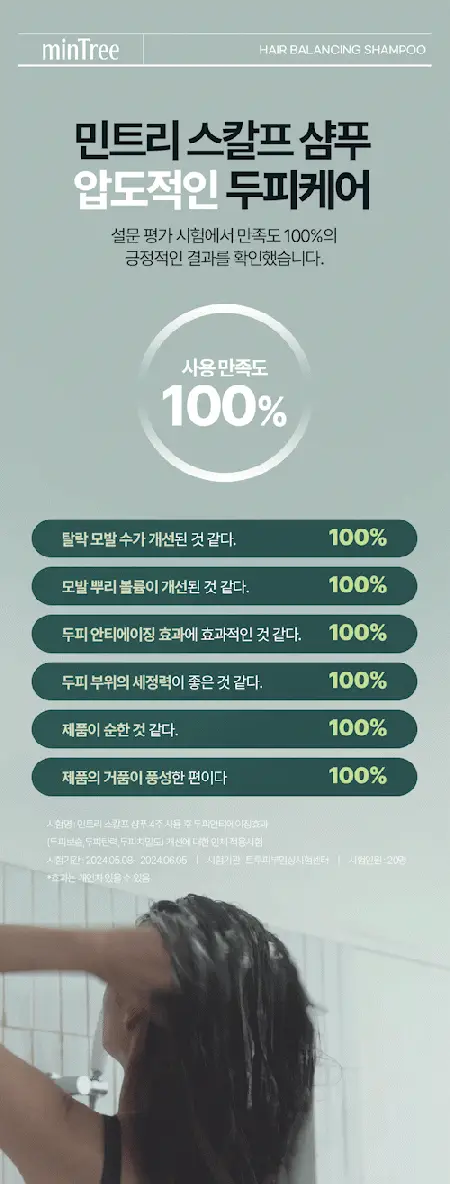 [탈모증상완화] 민트리 두피 샴푸 500ml 상세페이지 27